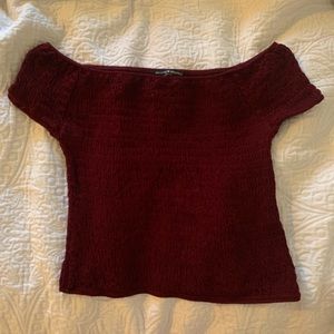 Burgundy Brandy shirt